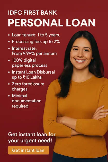 IDFC First Bank Personal Loan