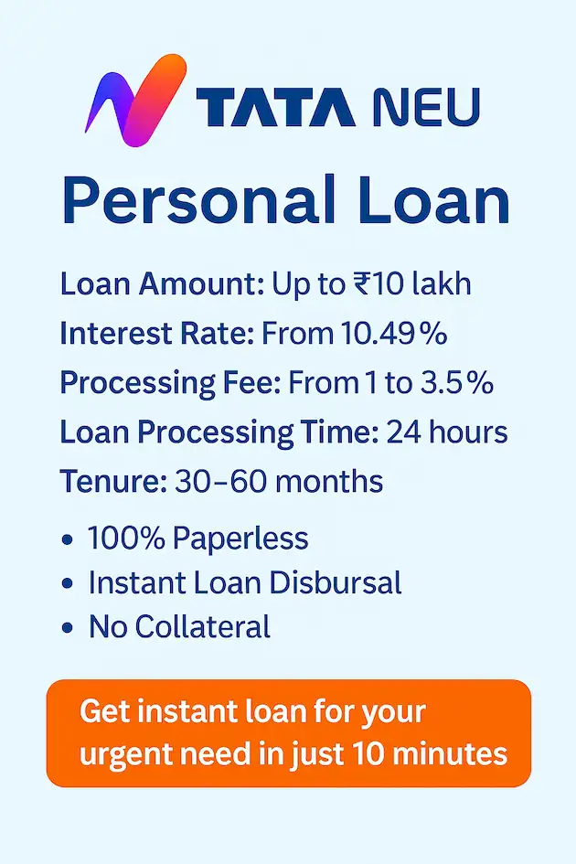 TATA NEU Personal Loan